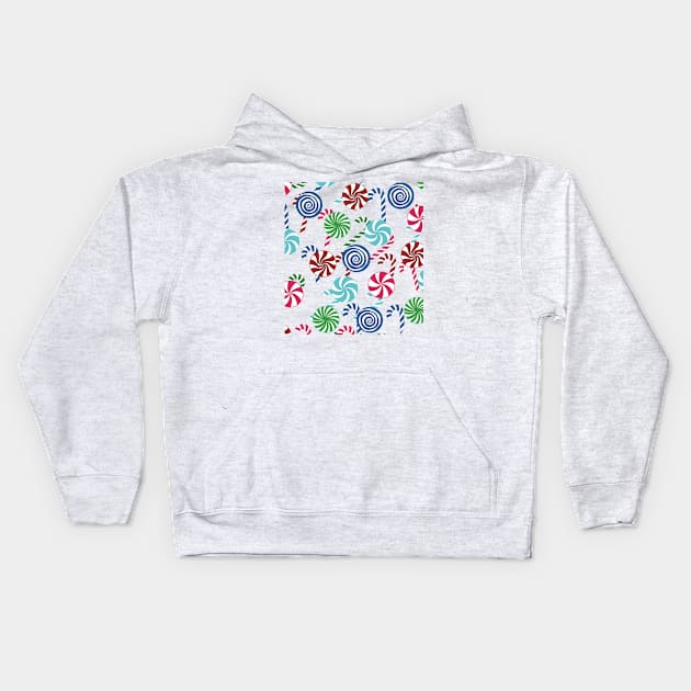 Candy Wonderland Kids Hoodie by Shea Klein